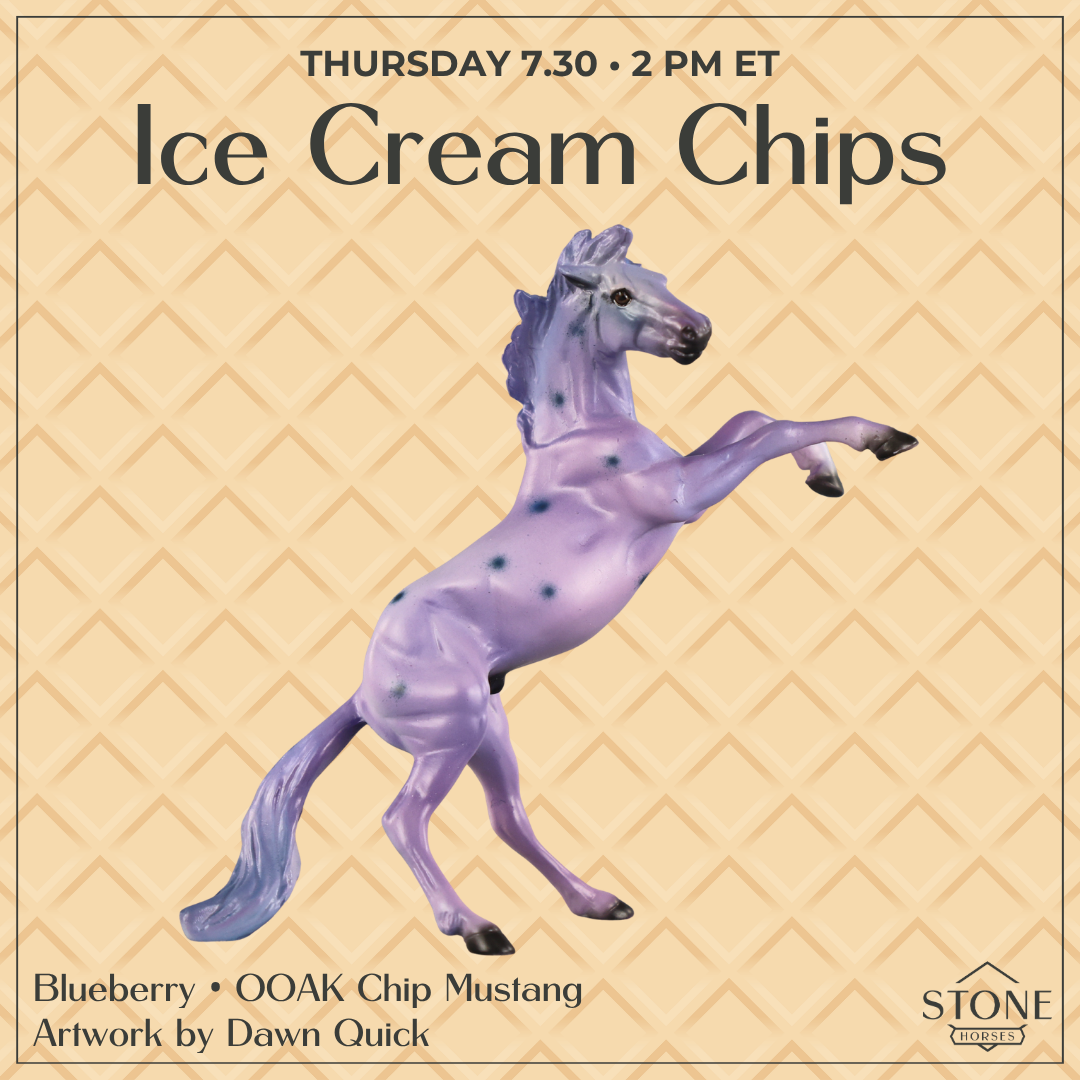Blueberry OOAK Chip Mustang by Dawn Quick SCD26