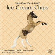 Cookie Dough OOAK Chip Mustang by Alex Fortman SCD26