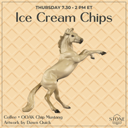 Coffee OOAK Chip Mustang by Dawn Quick SCD26