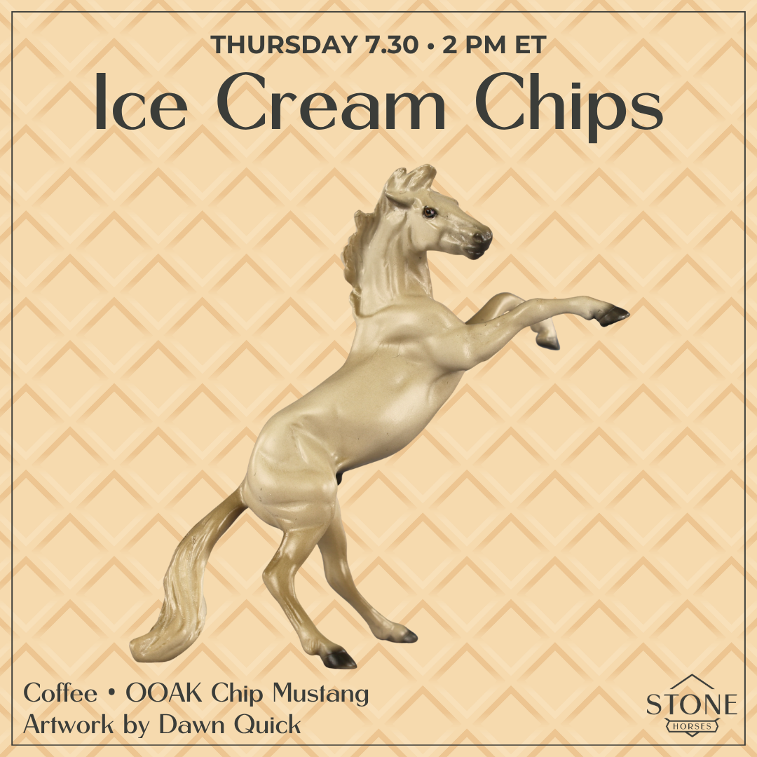 Coffee OOAK Chip Mustang by Dawn Quick SCD26