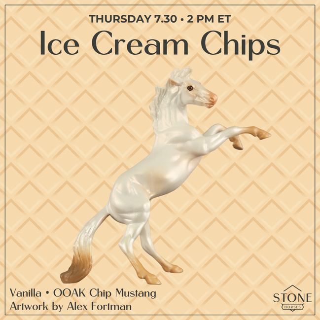 Vanilla OOAK Chip Mustang by Alex Fortman SCD26