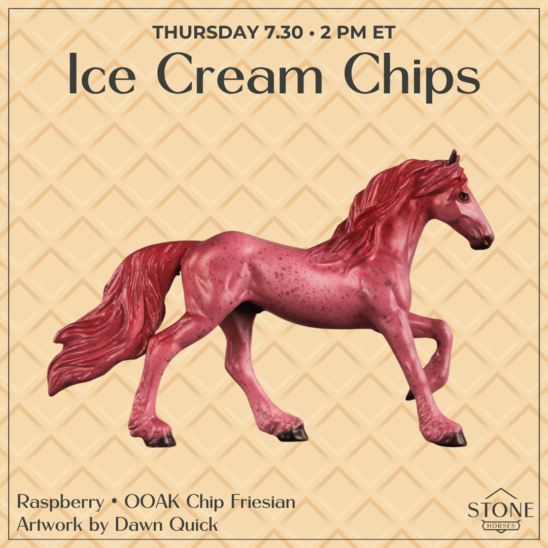 Raspberry OOAK Chip Friesian by Dawn Quick SCD26