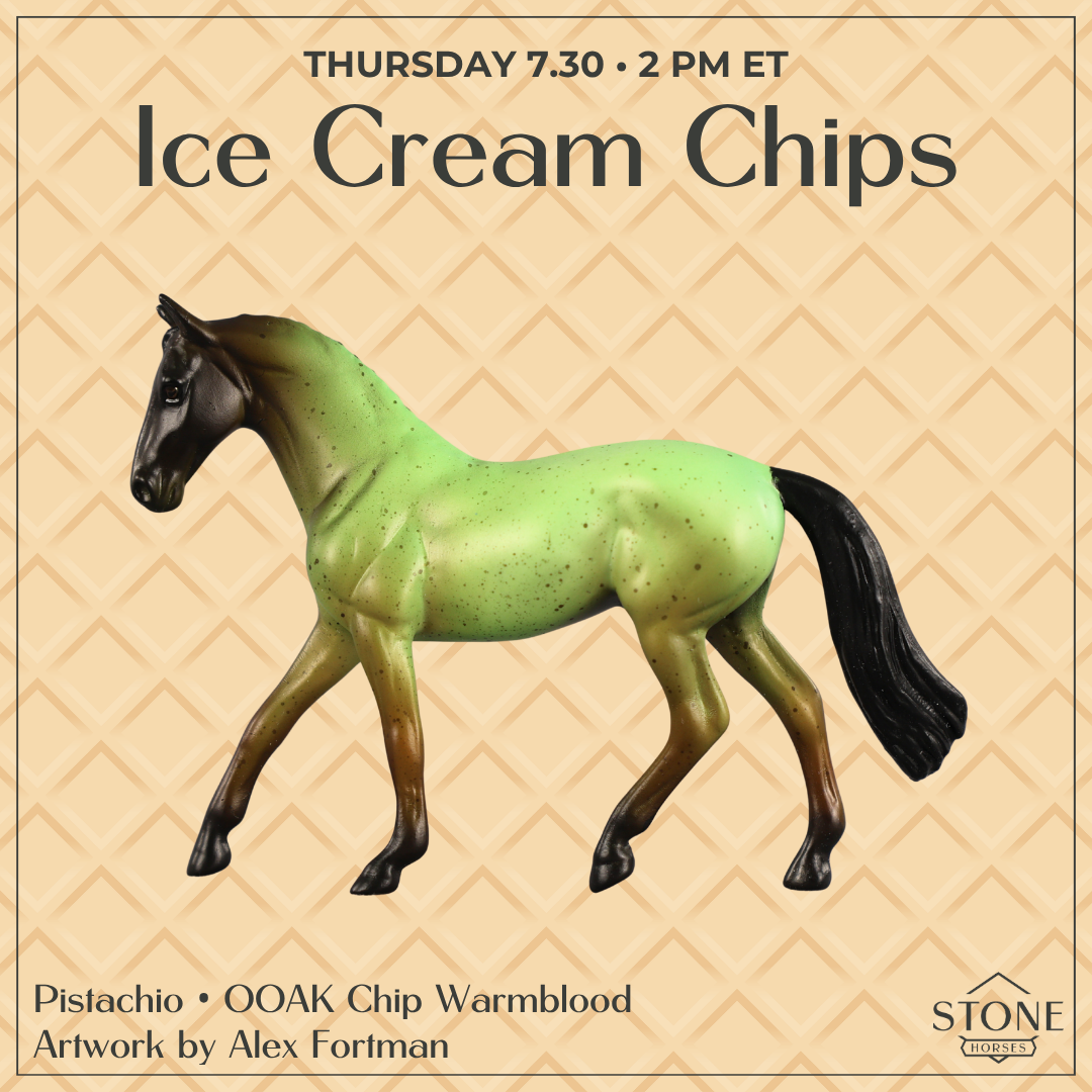 Pistachio OOAK Chip Warmblood by Alex Fortman SCD26