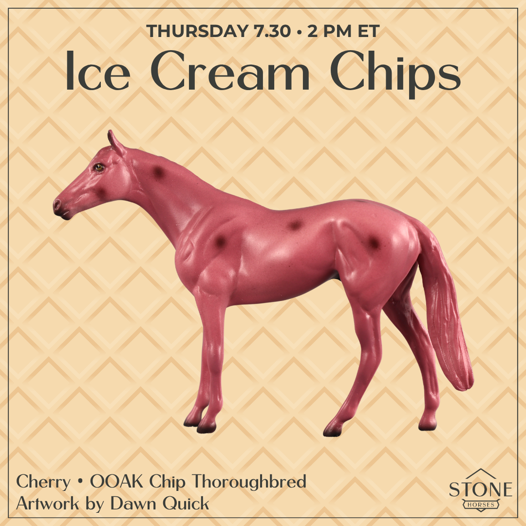 Cherry OOAK Chip Thoroughbred by Dawn Quick SCD26