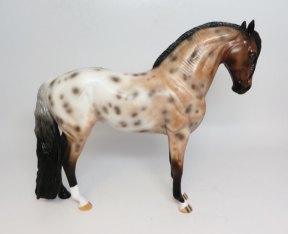 IMAGINATE~OOAK LOUD BAY APPALOOSA  ANDALUSIAN MODEL HORSE 4/24