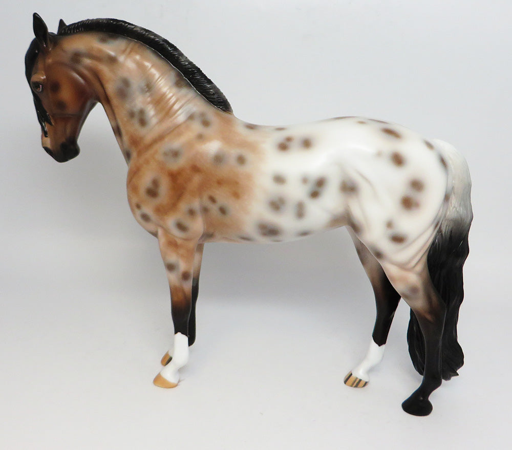 IMAGINATE~OOAK LOUD BAY APPALOOSA  ANDALUSIAN MODEL HORSE 4/24