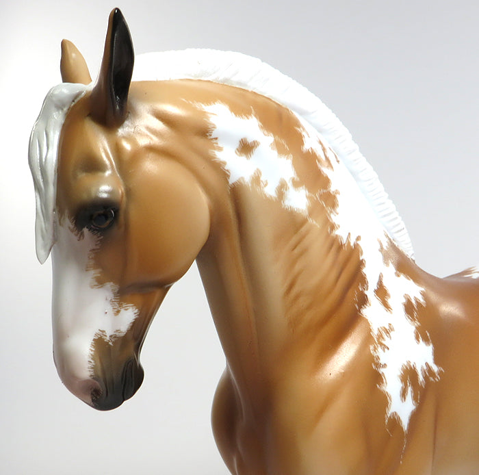 OPUS-OOAK ETCHED PALOMINO PAINT ANDALUSIAN BY DAWN QUICK 6/7