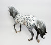 ORB~LOUD APPALOOSA THOROUGHBRED MODEL HORSE BY DAWN QUICK 10/27/17