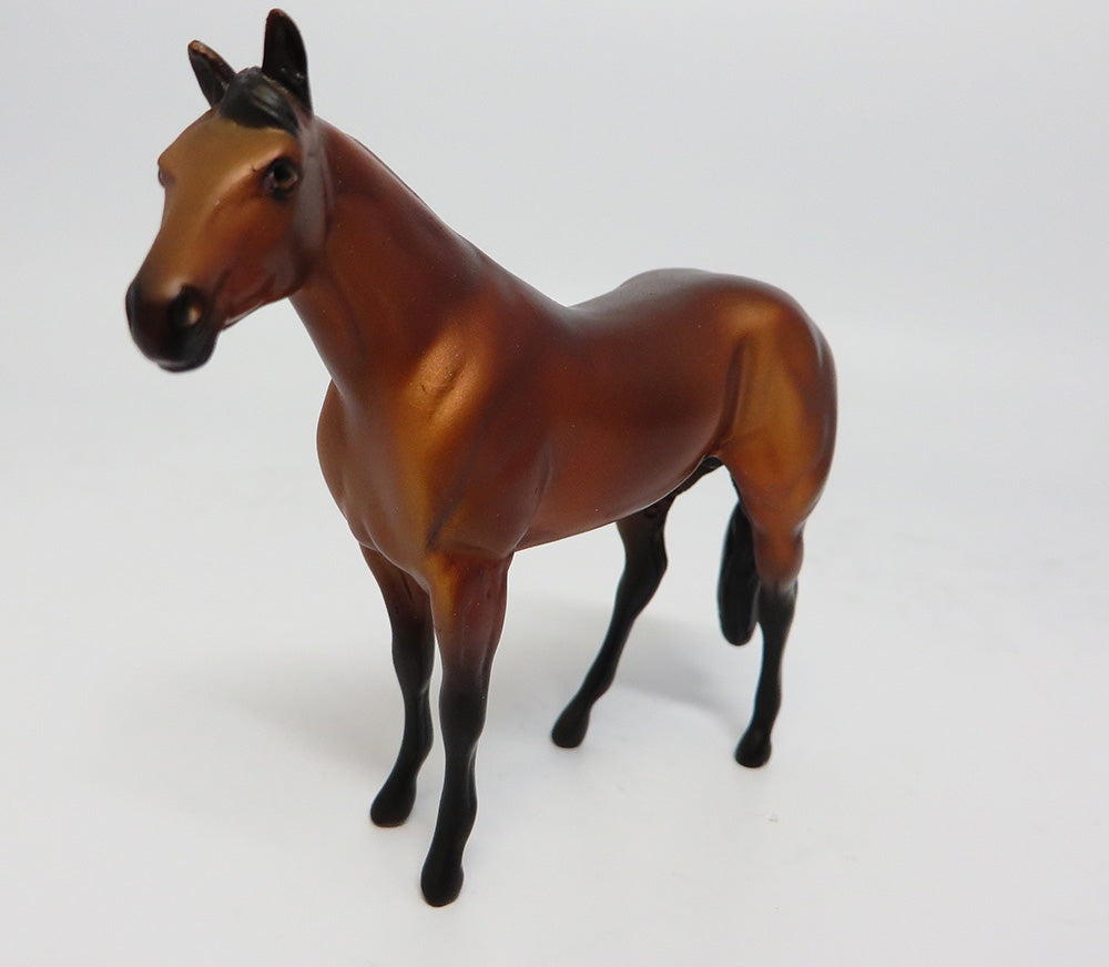 ZIP TYE~OOAK BAY STOCK HORSE CHIP MODEL HORSE 11/31/17