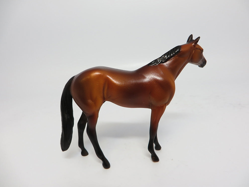 ZIP TYE~OOAK BAY STOCK HORSE CHIP MODEL HORSE 11/31/17