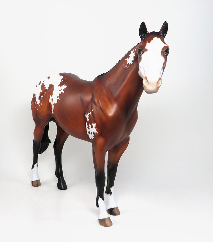 INVITATION ONLY-OOAK BAY ETCHED PAINT ISH MODEL HORSE 12/28