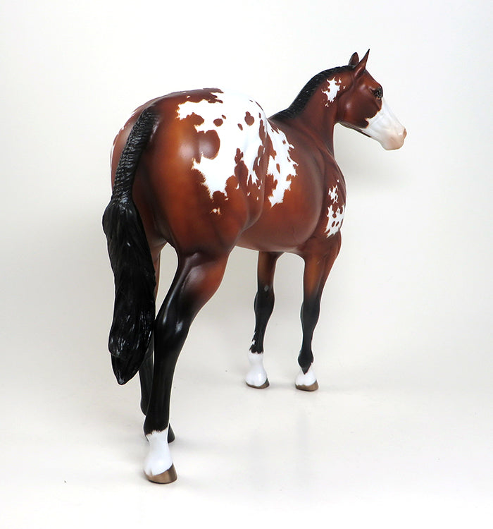 INVITATION ONLY-OOAK BAY ETCHED PAINT ISH MODEL HORSE 12/28