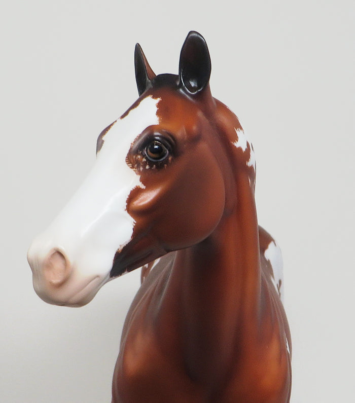 INVITATION ONLY-OOAK BAY ETCHED PAINT ISH MODEL HORSE 12/28