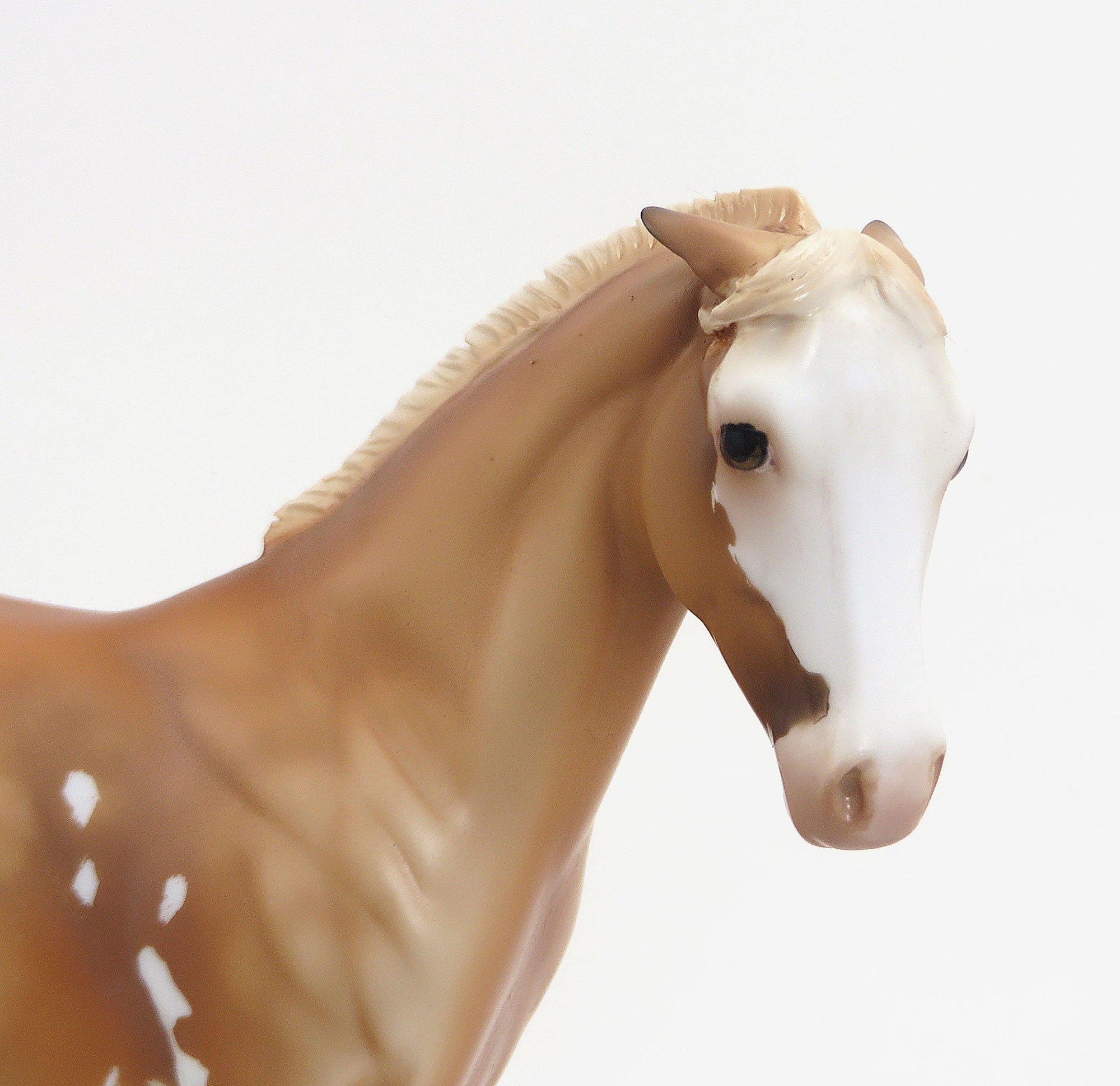 SOLNTESE - OOAK Dapple Palomino Paint Weanling Model Horse - 9/11