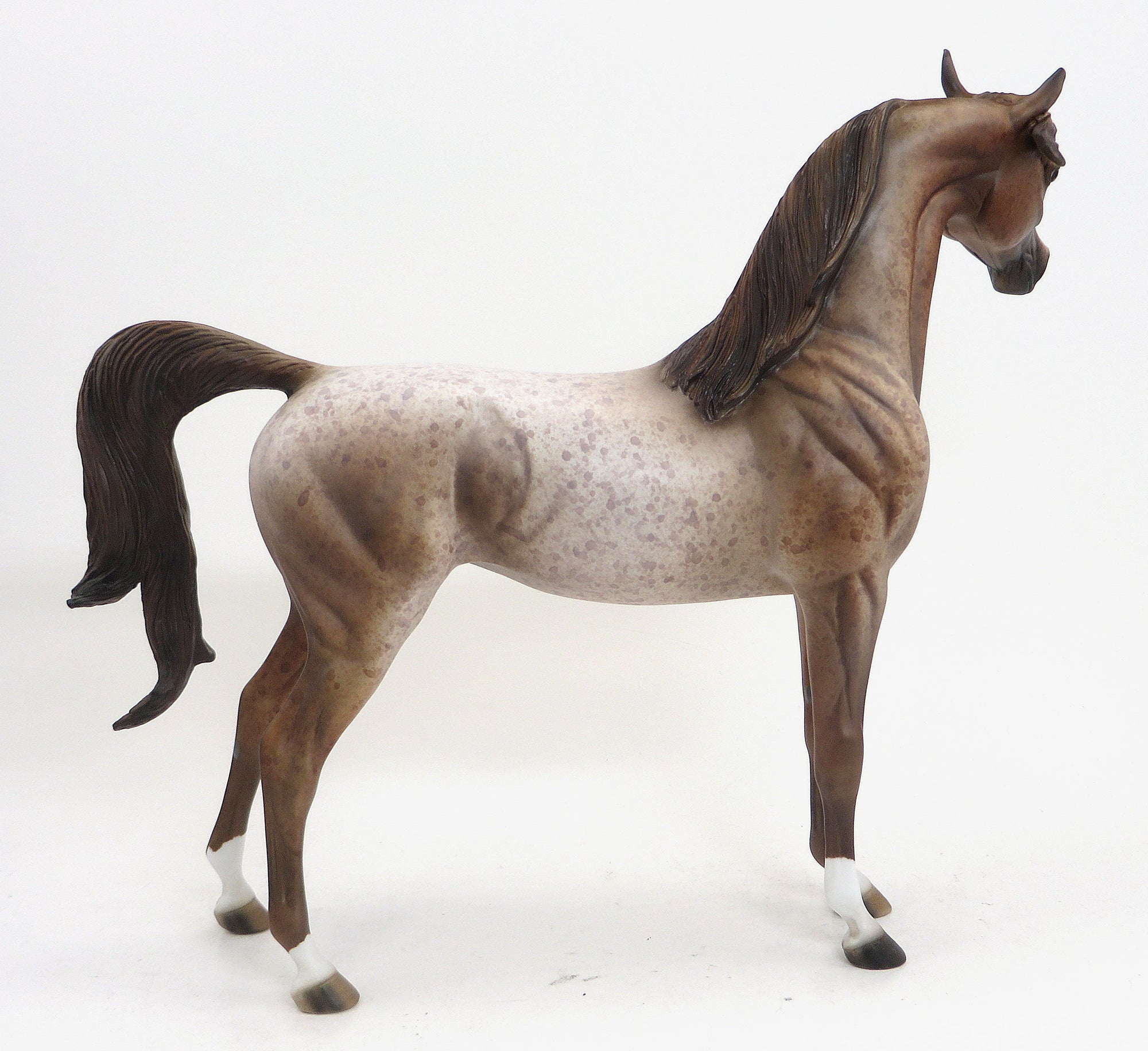 EPONA (Goddess Protector of Horses) - OOAK CHESTNUT APPALOOSA ARABIAN by Allen - 9/11