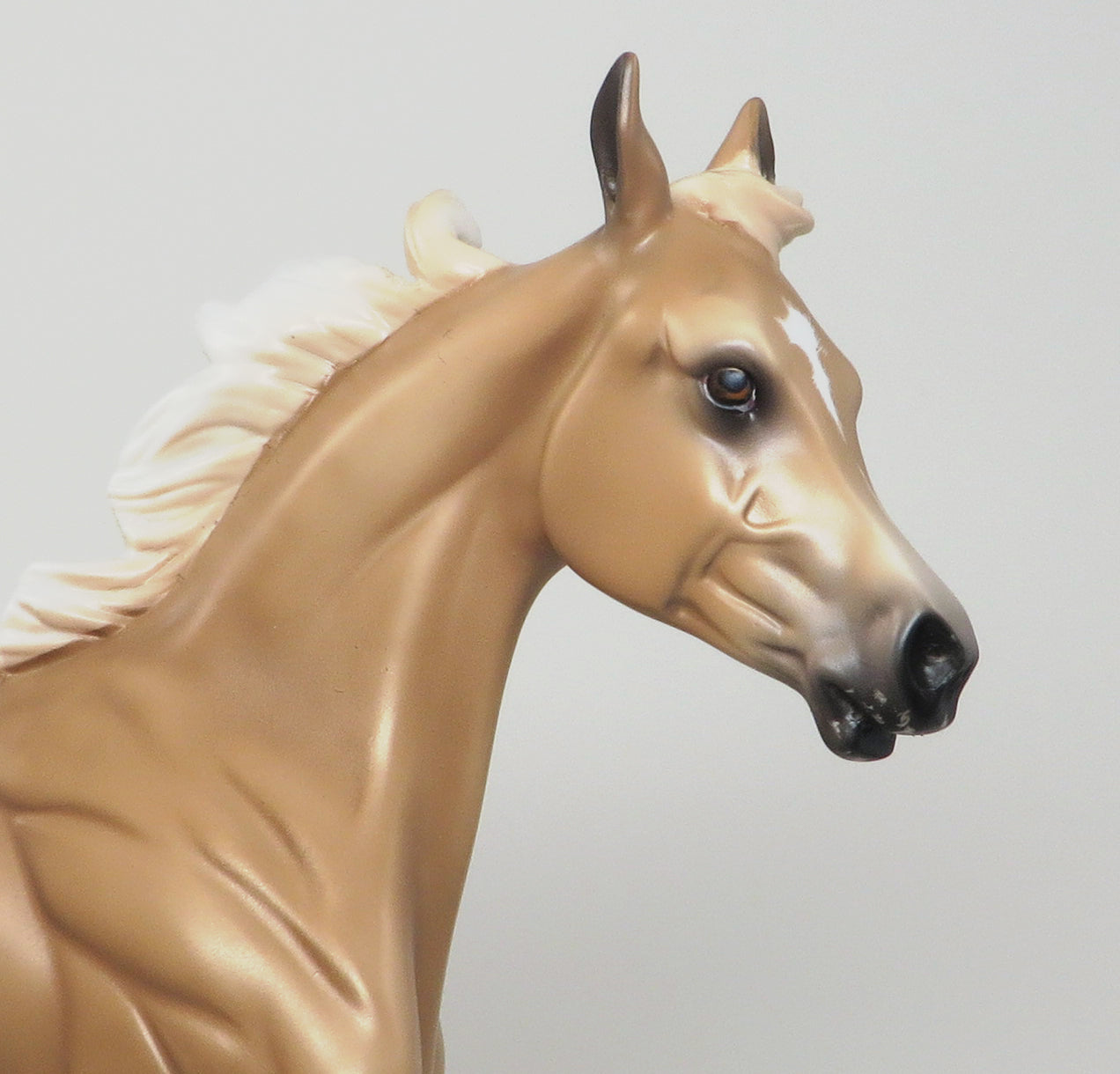 SUN GODDESS-OOAK-PALIMINO APPALOOSA YEARLING MODEL HORSE 12/28