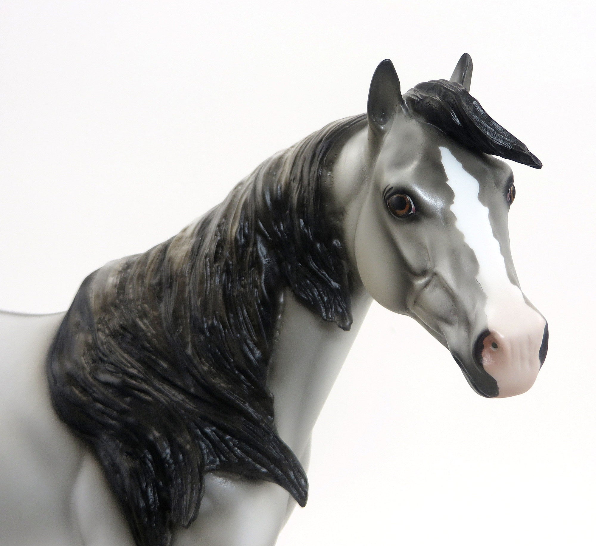 VULCAN (&quot;God of Fire&quot;) - Grey Grulla  Paint Stock Horse with Black Points - LE6 - 9/11