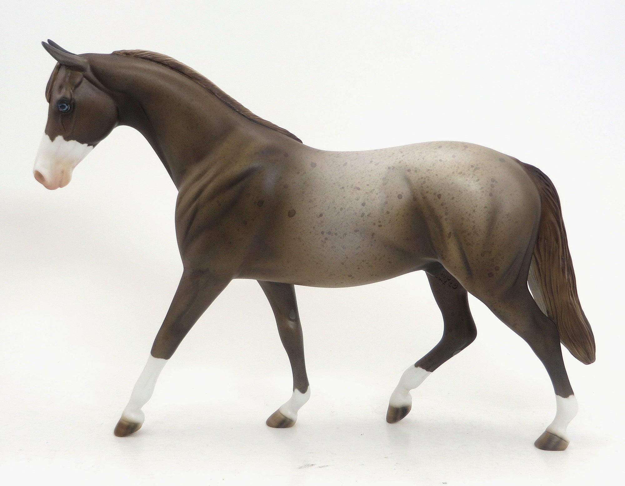 TWO BITS - OOAK ROAN PONY MODEL HORSE - 9/11