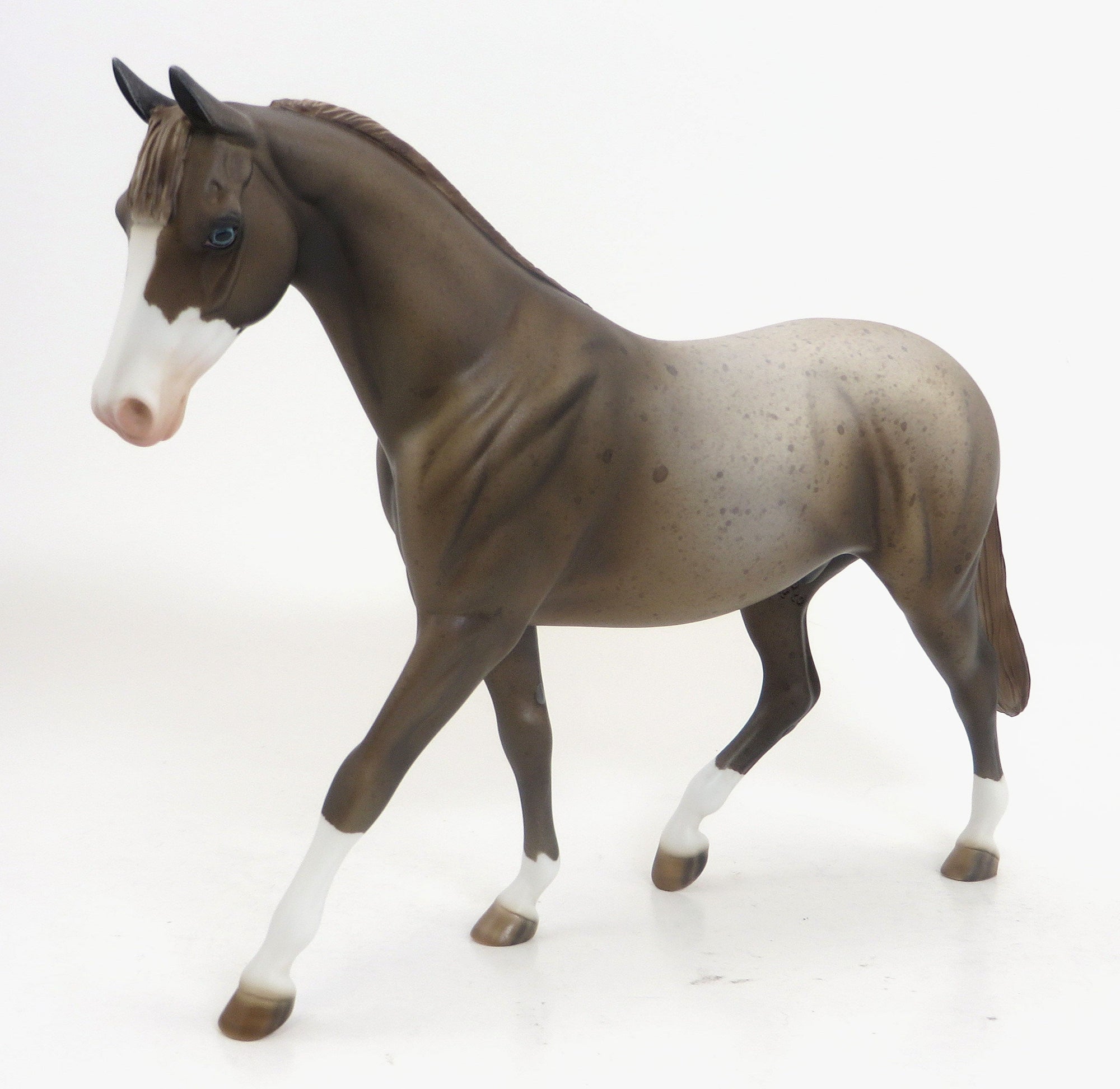 TWO BITS - OOAK ROAN PONY MODEL HORSE - 9/11