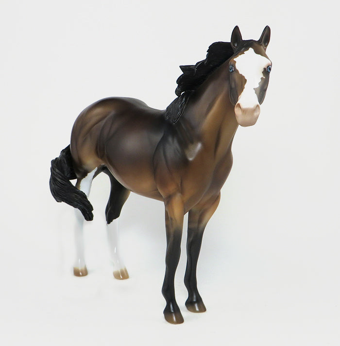 SAGEBRUSH - OOAK Buckskin Paint ISH Model Horse - 11/13