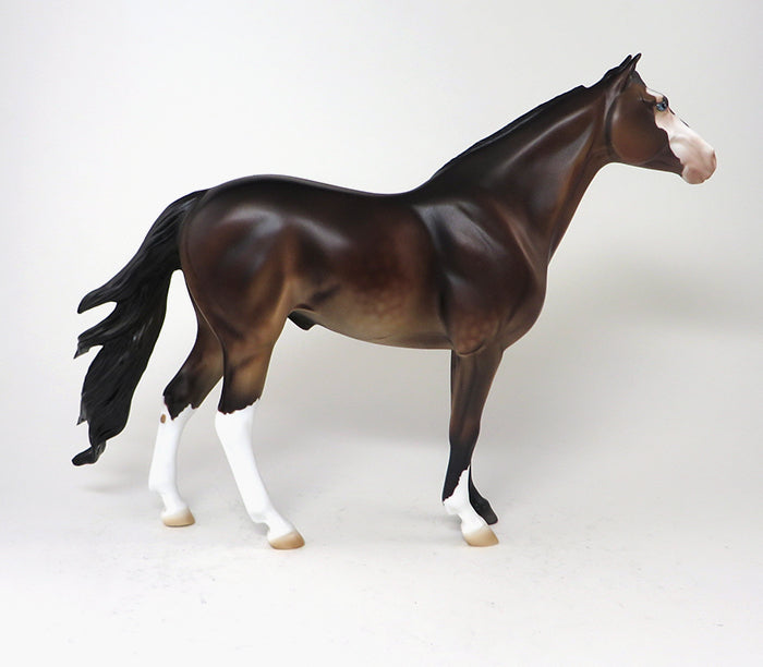 OASIS - OOAK Bay Paint Spanish Mustang Model Horse - 11/13