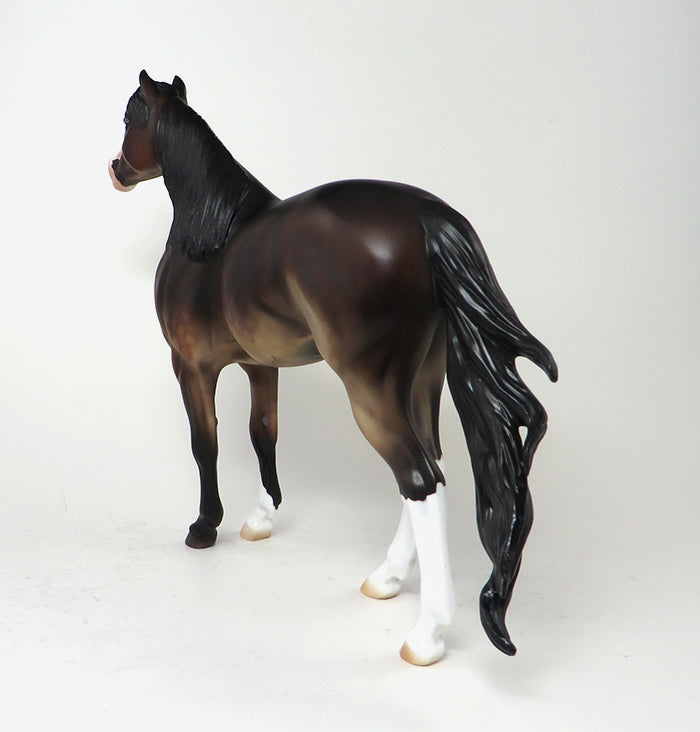 OASIS - OOAK Bay Paint Spanish Mustang Model Horse - 11/13