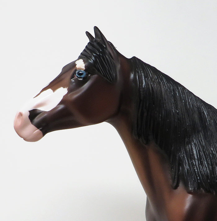 OASIS - OOAK Bay Paint Spanish Mustang Model Horse - 11/13