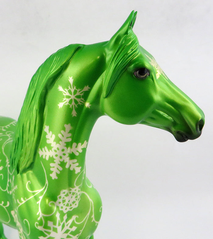 ENCHANTED SNOW-OOAK SNOWFLAKE MORGAN MODEL HORSE 11/23/16