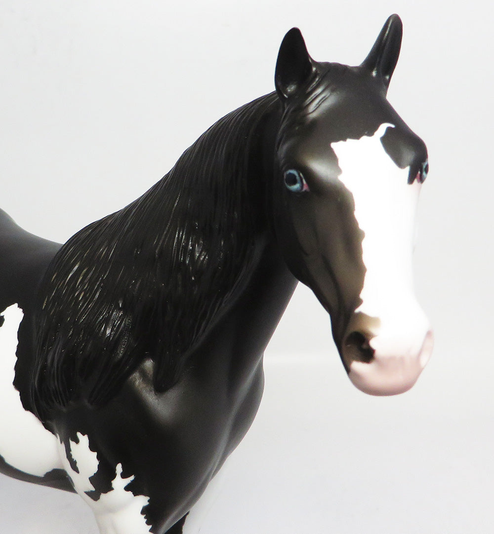 BLACK JACK-OOAK BLACK PAINT ISH MODEL HORSE 4/26