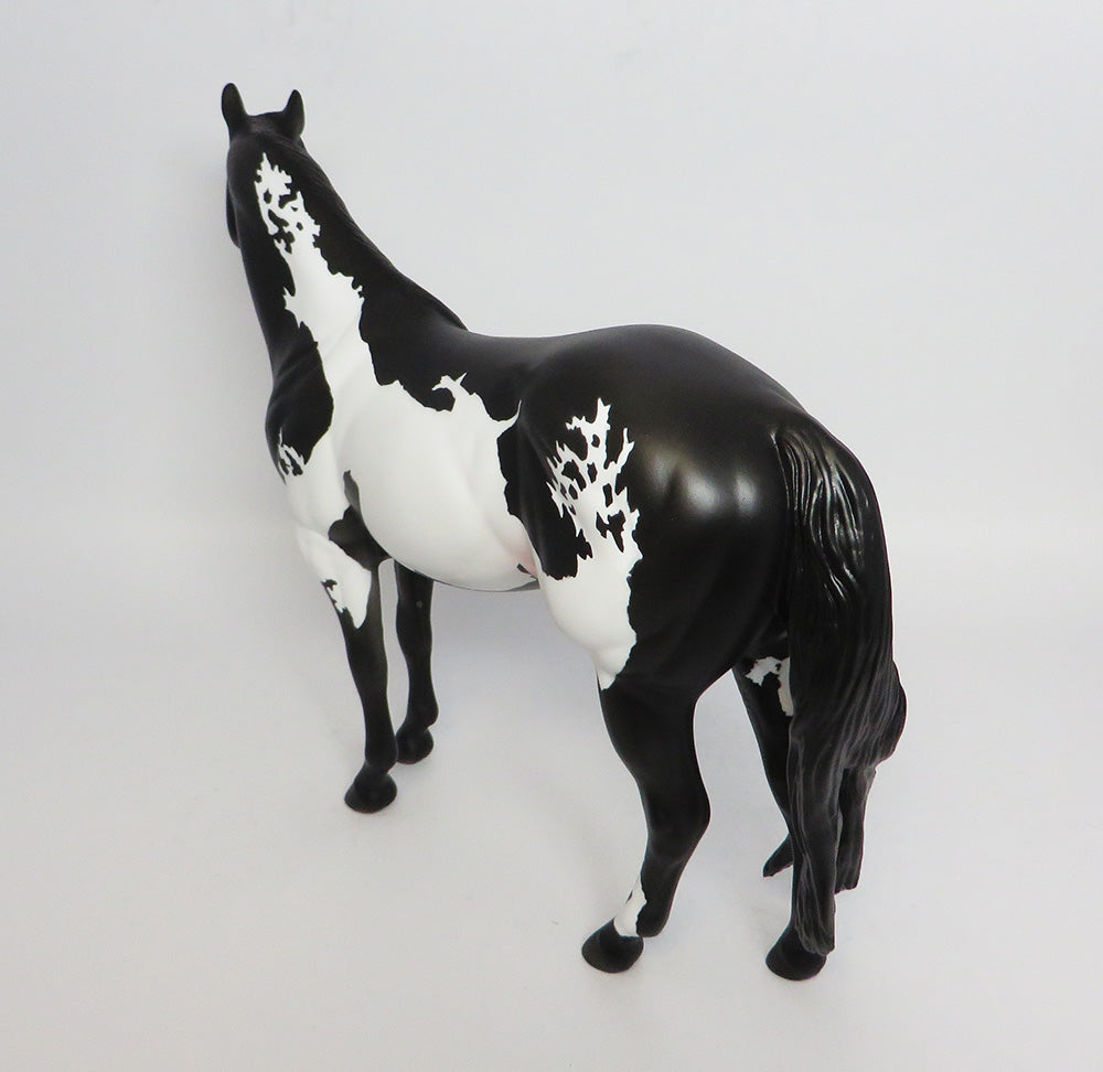 BLACK JACK-OOAK BLACK PAINT ISH MODEL HORSE 4/26