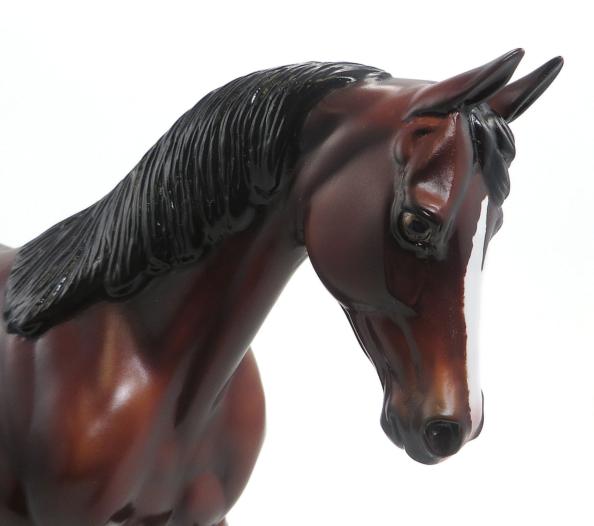 CRIMSON TIDES - OOAK  DARK BAY THOROUGHBRED MODEL HORSE - 9/11