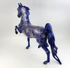 CRISP-OOAK SNOWFLAKE DECORATOR SADDLEBRED MODEL HORSE BY DAWN QUICK 11/23/16