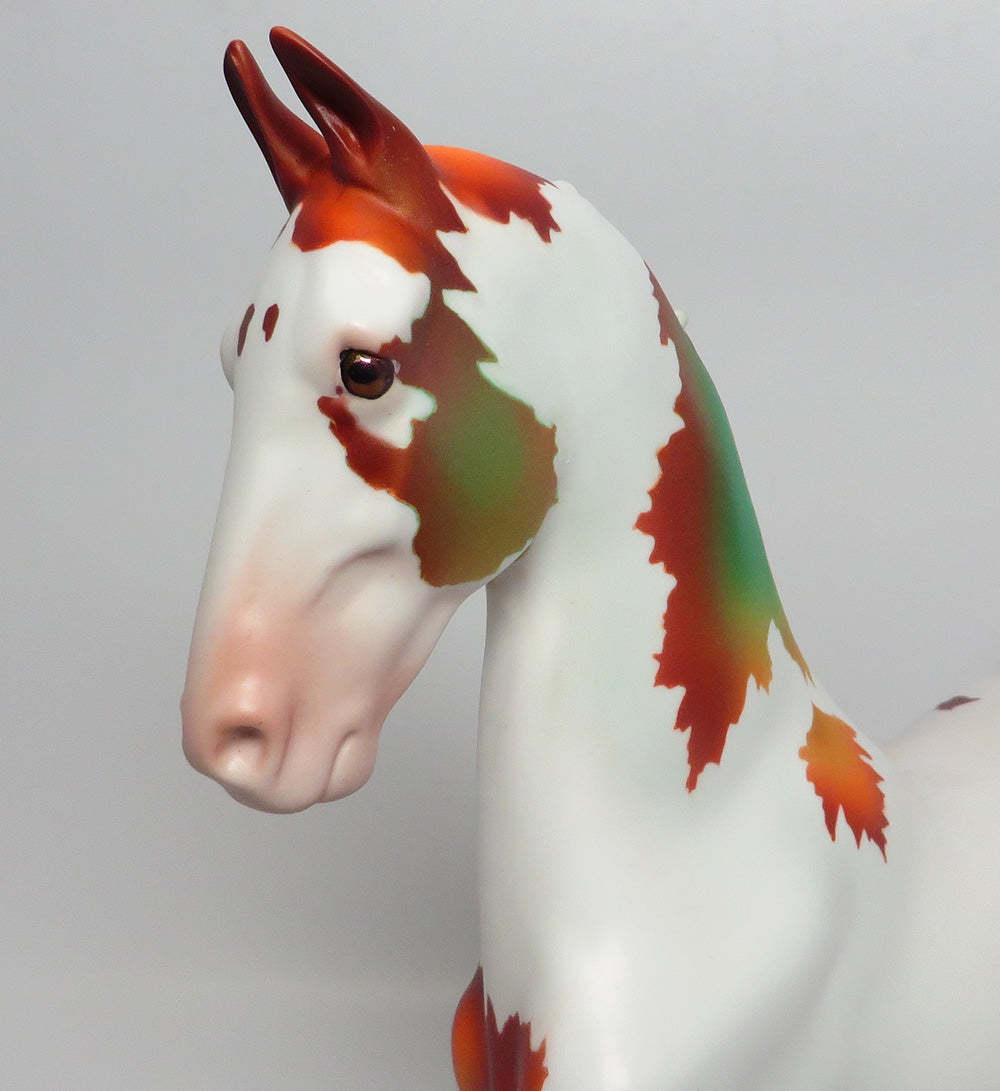 AUTUMN DANCER~OOAK FALL DECORATOR SADDLEBRED MODEL HORSE 11/2/17