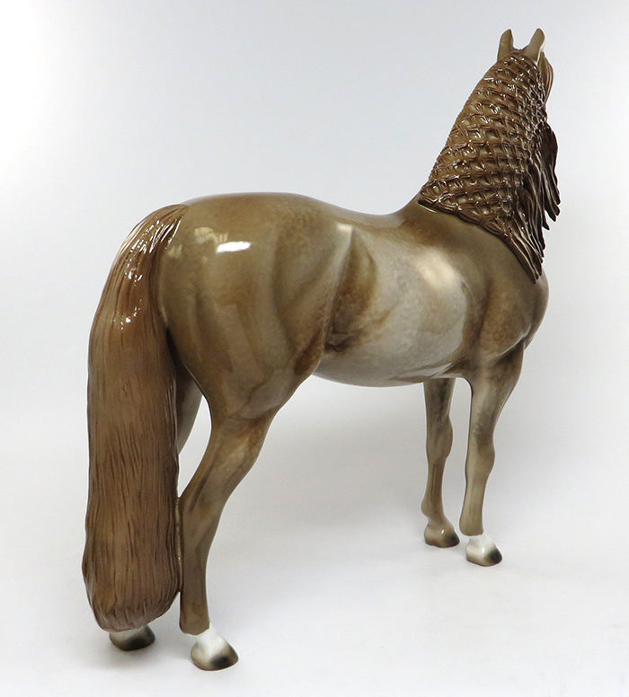 HAGEN-OOAK CHAMPAGNE MORGAN MODEL HORSE 6/15