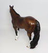 DELUXE CHOCOLATE-OOAK BAY PAINT ISH MODEL HORSE 4/24