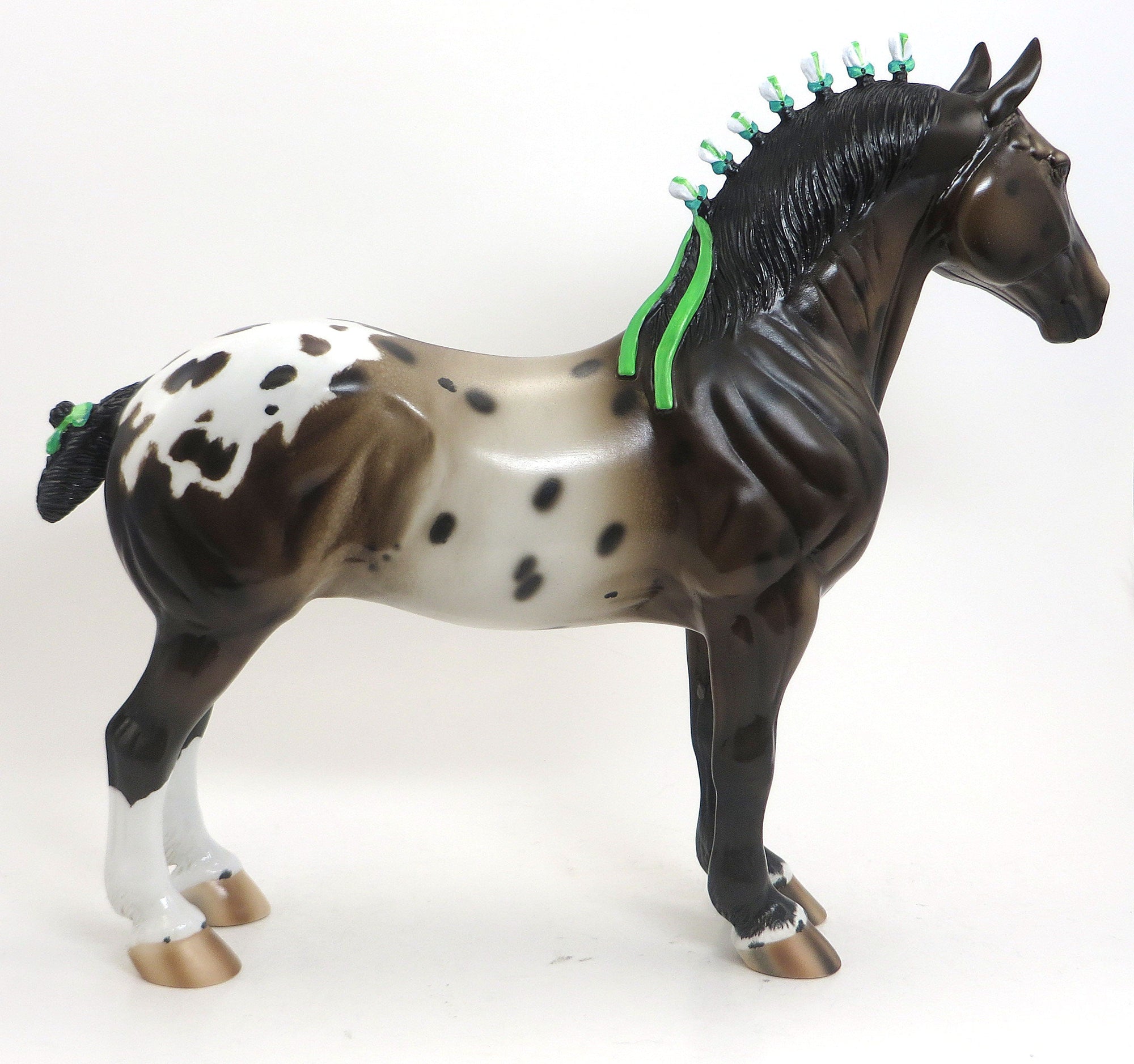 DIGGER-BROWN BAY APPALOOSA STANDING DRAFTER 9/11