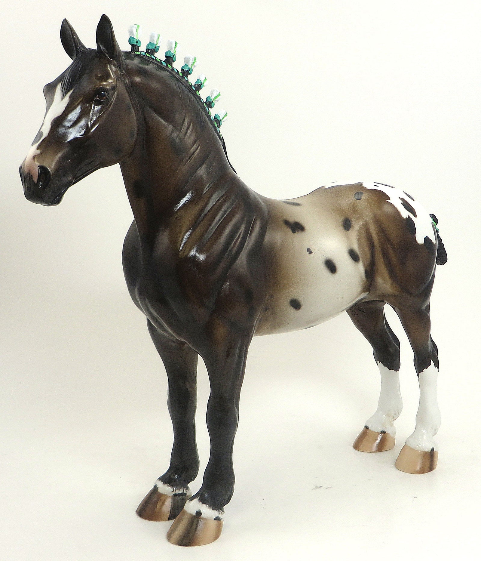 DIGGER-BROWN BAY APPALOOSA STANDING DRAFTER 9/11