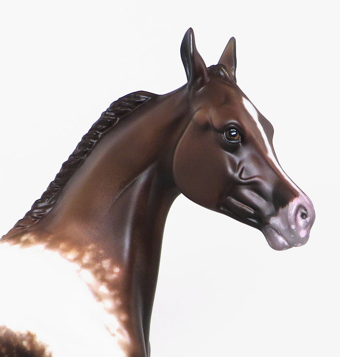 CHERRY BOBBI SOX - OOAK  Chestnut Roan Appaloosa Yearling Model Horse - 11/15