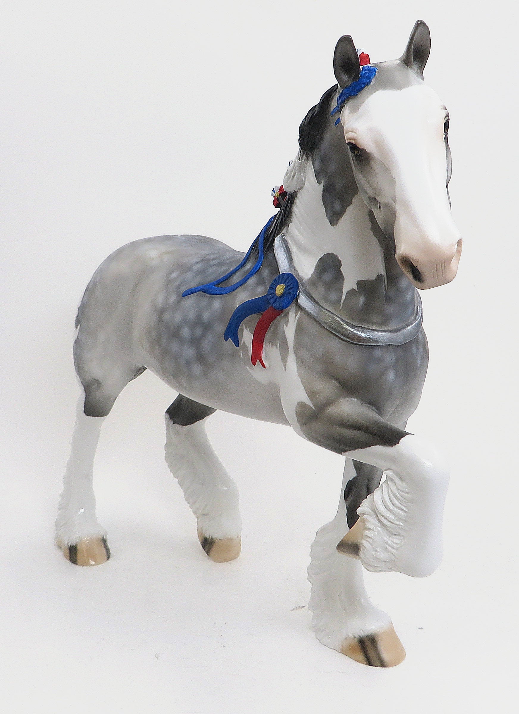 PATRIOT-DAPPLE GREY PAINT TROTTING DRAFTER 9/11