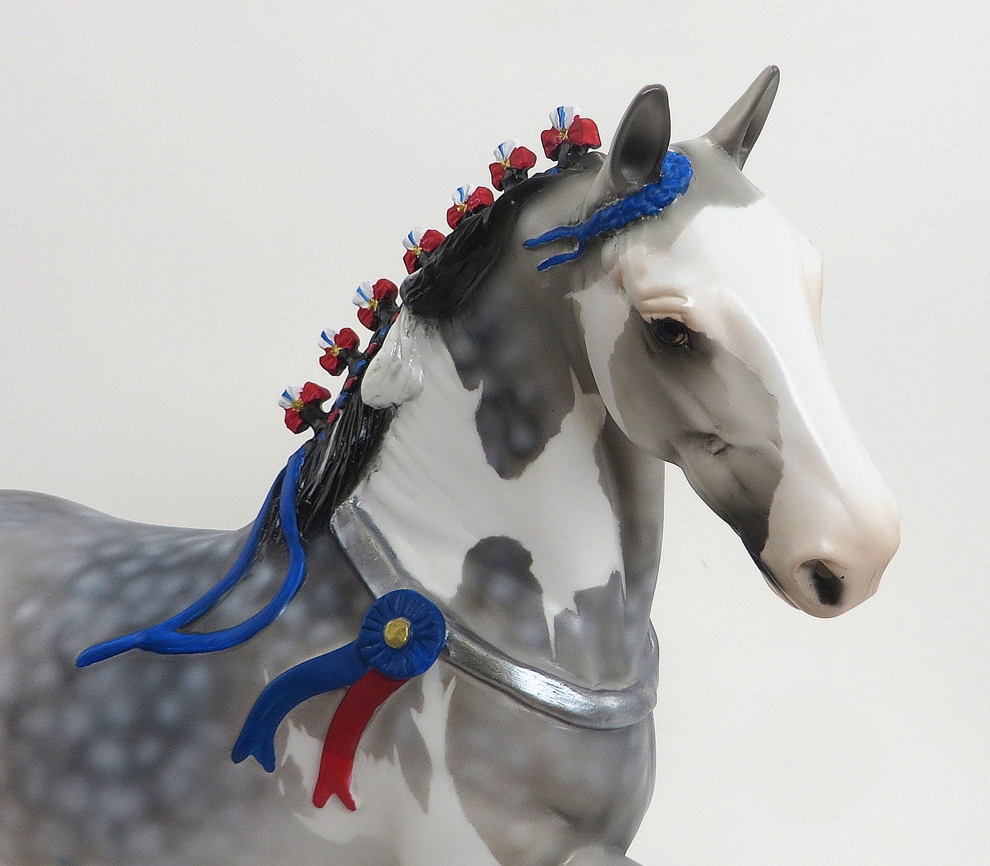 PATRIOT-DAPPLE GREY PAINT TROTTING DRAFTER 9/11