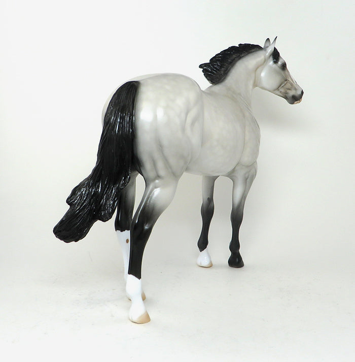 IE MANIA - OOAK Dapple Grey ISH Model Horse - 11/15