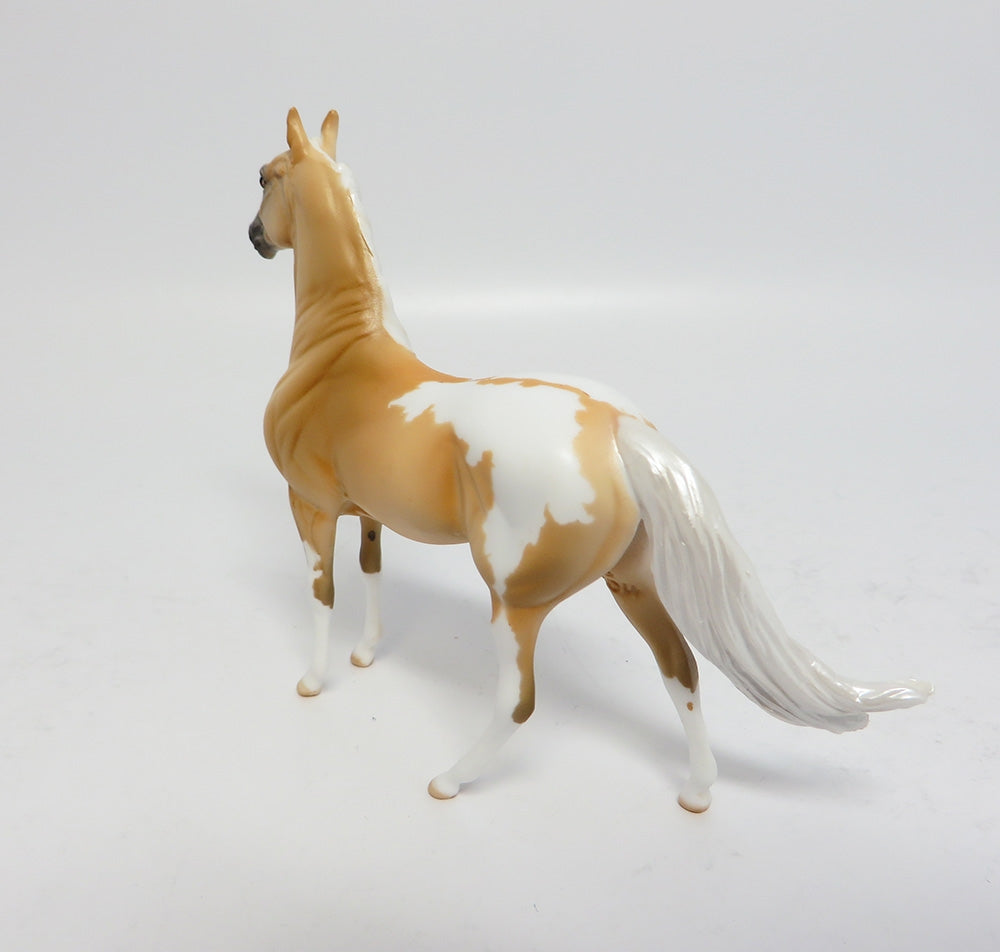 NIKO~OOAK PALOMINO PAINT MORGAN CHIP MODEL HORSE 11/3/17