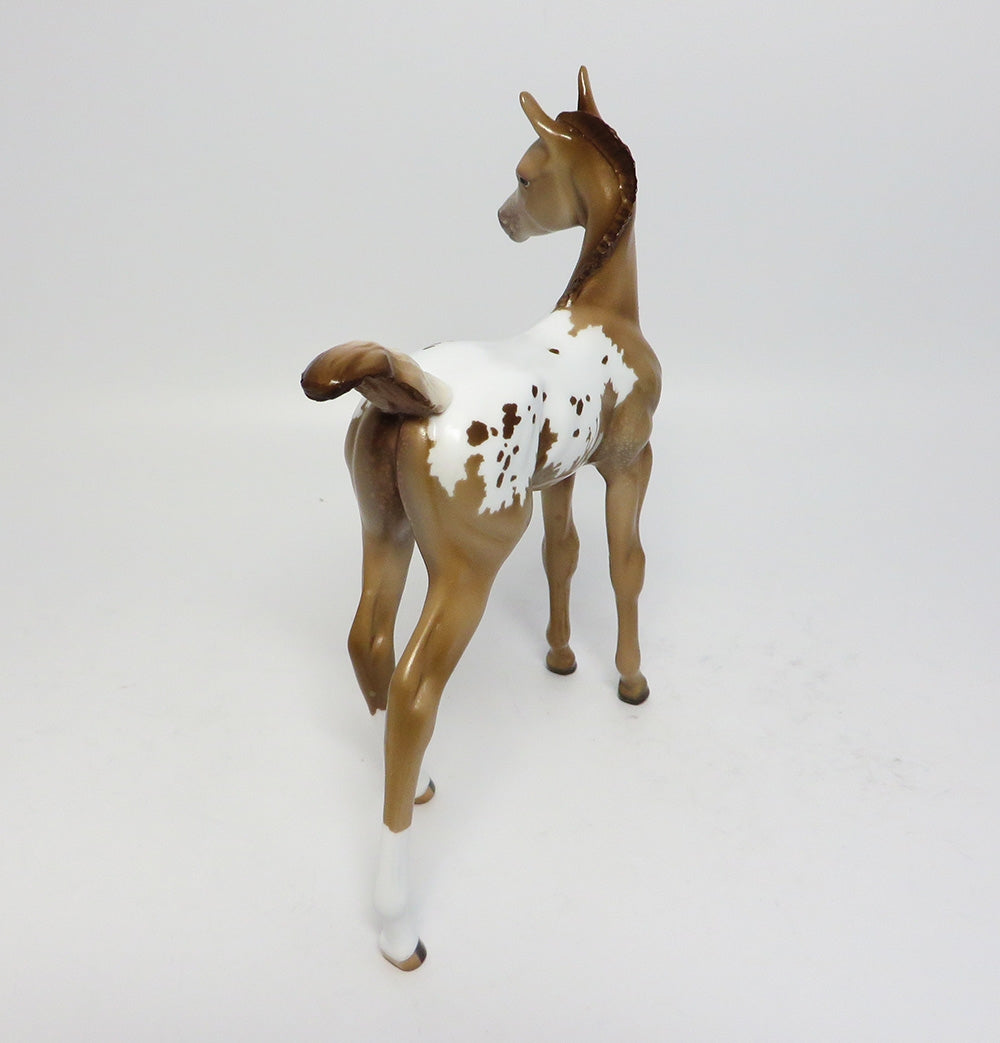 LADY INVITE~LE-3 CHAMPAGNE APPALOOSA FOAL MODEL HORSE 11/7/17