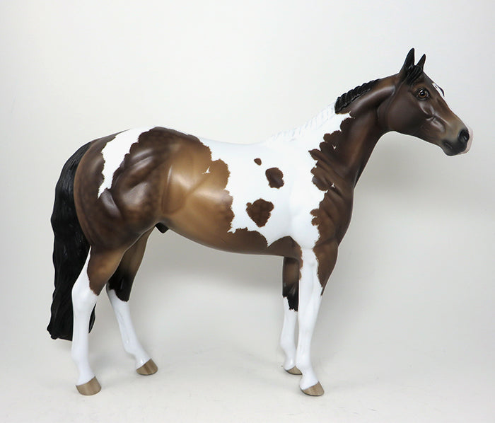 im a cool skip buckskin paint model horse