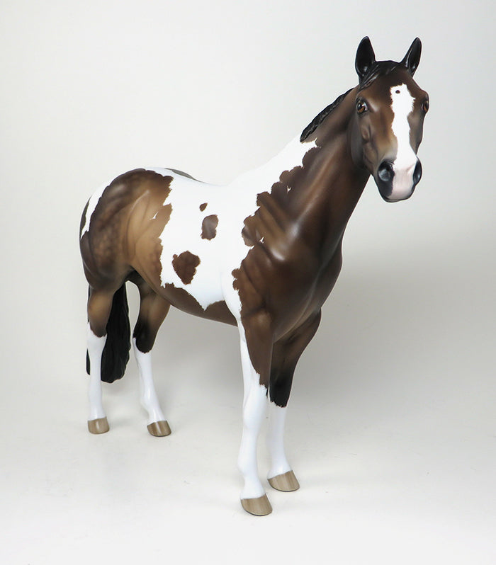 IM COOL SKIP-OOAK-ETCHED BUCKSKIN PAINT MODEL HORSE 12/29