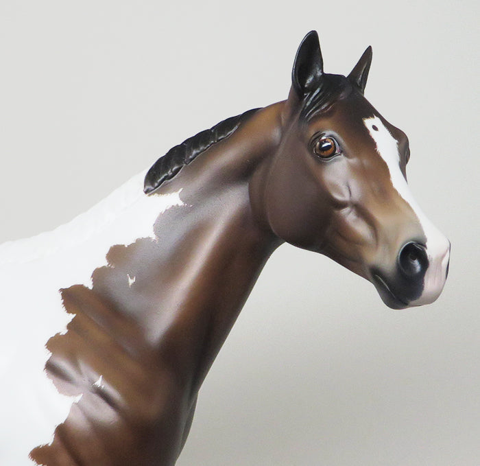 IM COOL SKIP-OOAK-ETCHED BUCKSKIN PAINT MODEL HORSE 12/29