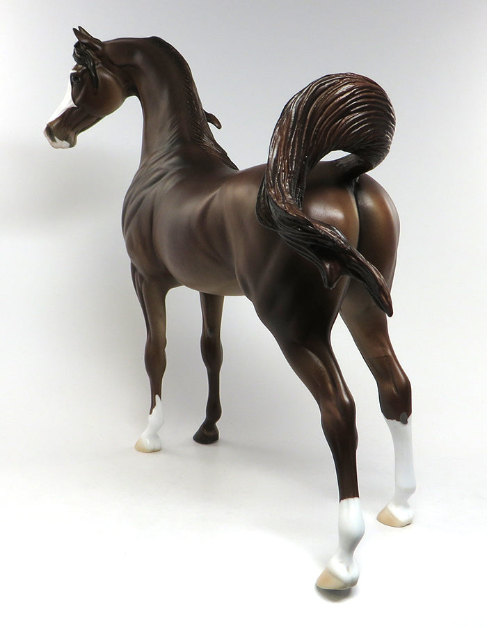 PS PROMISE-OOAK DAPPLE CHESTNUT ARABIAN MODEL HORSE 6/15