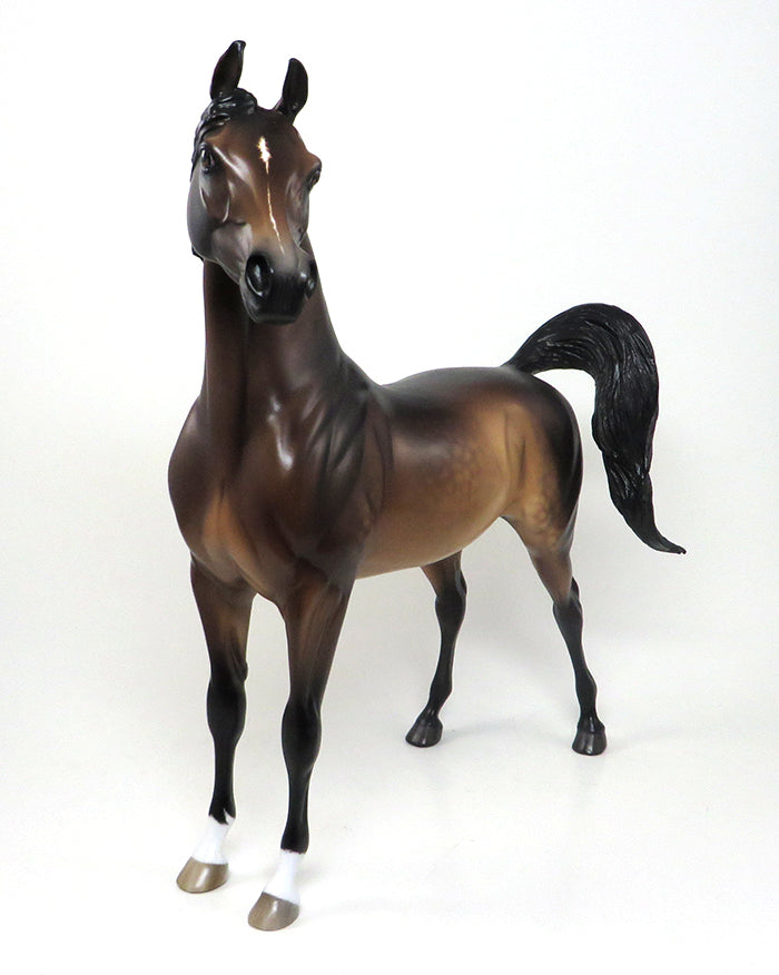 ADNAN-OOAK-BAY ARABIAN MODEL HORSE  BY SHERYL LEISURE MODEL 12/30