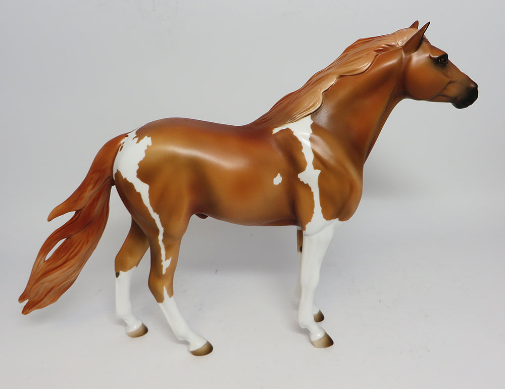 MOSLEY-OOAK CHESTNUT PINTO MUSTANG MODEL HORSE 4/28
