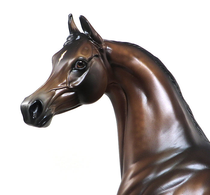 ADNAN-OOAK-BAY ARABIAN MODEL HORSE  BY SHERYL LEISURE MODEL 12/30